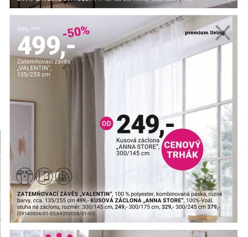 Zatemňovací závěs VALENTIN - Möbelix akcniletaky.com