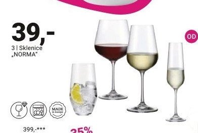 Sklenice NORMA - Möbelix akcniletaky.com