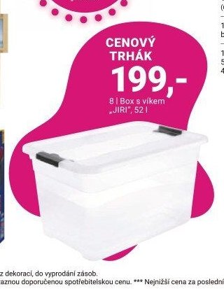Box s víkem JIRI - Möbelix akcniletaky.com