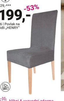 Povlak na židli HENRY - Möbelix akcniletaky.com