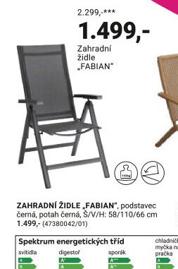 Zahradní židle FABIAN - Möbelix akcniletaky.com