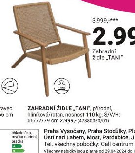 Zahradní židle TANI - Möbelix akcniletaky.com