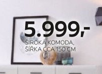 Široká komoda, šířka cca 150 cm