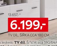 TV díl, šířka cca 180 cm