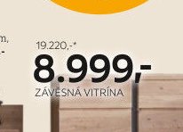 Závěsná vitrína