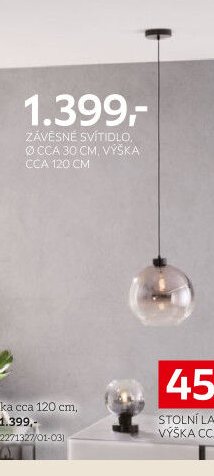 Závěsné svítidlo, cca 30 cm - XXXLutz akcniletaky.com