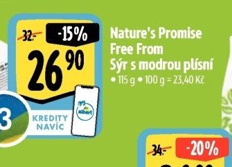 Nature's Promise Free From Sýr s modrou plísní