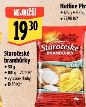 Brambůrky staročeské Golden Snack