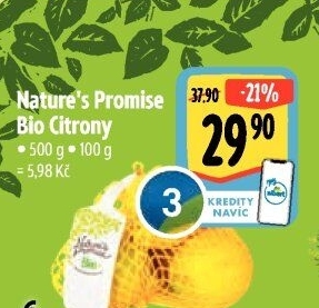 Citrony bio Nature'