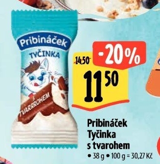 Dezert tyčinka Pribináček