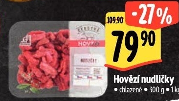 Hovězí nudličky Albert