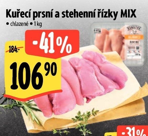 Kuřecí řízky mix Albert