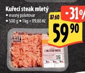 Kuřecí steak mletý Albert