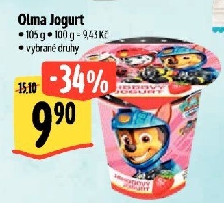 Ochucený jogurt Olma