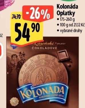 Oplatky Kolonáda Opavia