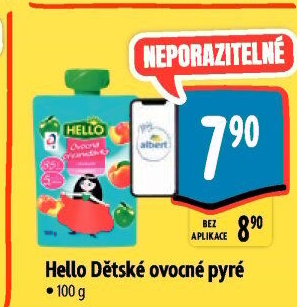 Ovocná kapsička Hello