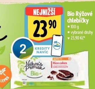Rýžové chlebíčky bio Nature'