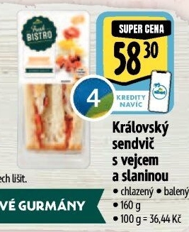 Sendvič Albert Fresh Bistro