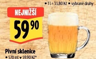 Sklenice na pivo