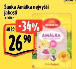 Šunka Amálka nejvyšší jakosti Krásno