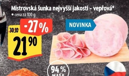 Šunka vepřová Mistrovská nejvyšší jakosti
