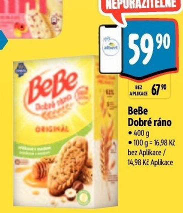 Sušenky BeBe Dobré ráno Opavia