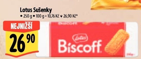 Sušenky Biscoff Lotus