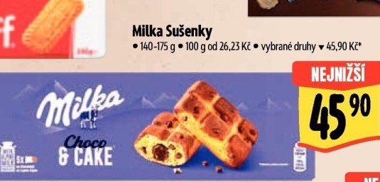 Sušenky Milka