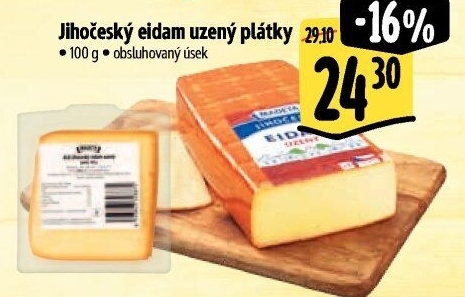 Sýr Eidam uzený Jihočeský Madeta