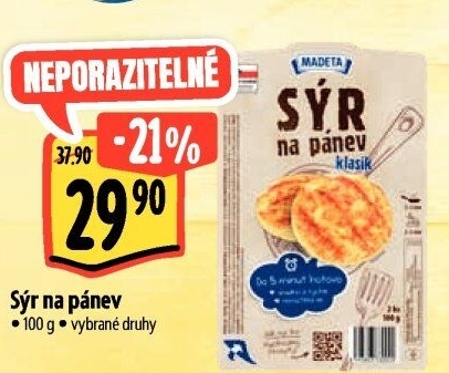 Sýr na pánev Madeta