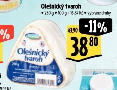 Tvaroh Olešnický Moravia