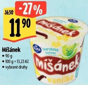 Tvarohová svačinka Míšánek Olma