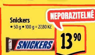 Tyčinka Snickers