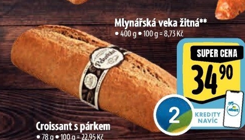 Veka Mlynářská žitná Albert