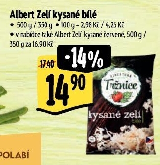 Zelí bílé kysanéAlbert