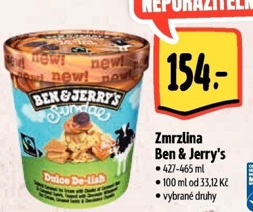 Zmrzlina v kelímku Ben&amp