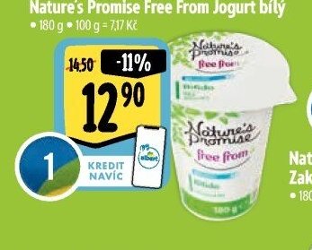 Nature's Promise Free From Jogurt bílý