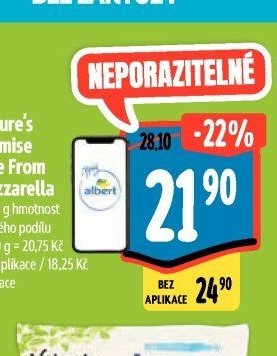 Nature's Promise Free From Mozzarella
