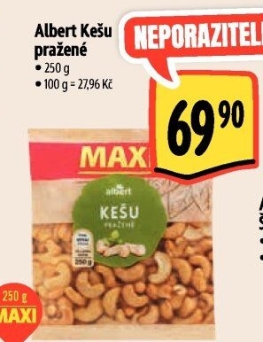 Kešu pražené Albert