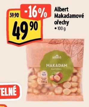 Makadamové ořechy Albert