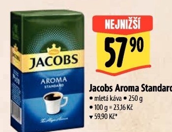 Mletá káva Jacobs Aroma Standard