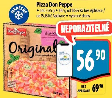 Pizza mražená Don Peppe