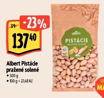 Pražené pistácie Albert