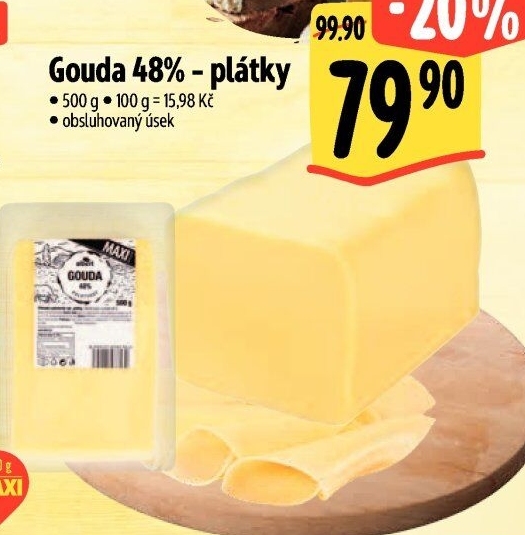 Sýr Gouda 48% Albert