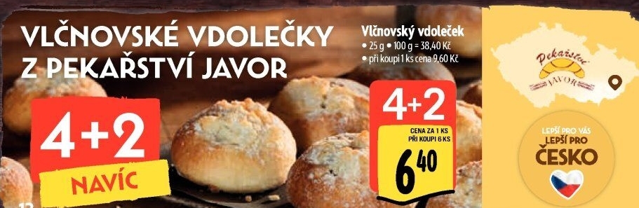 Vdolek vlčnovský Pekařství Javor