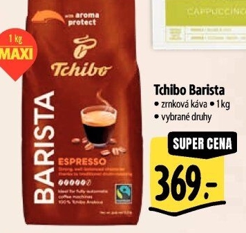 Zrnková káva Barista Tchibo