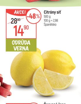 Citróny síť