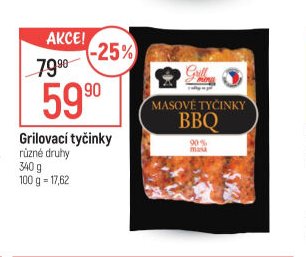 Grilovací tyčinky