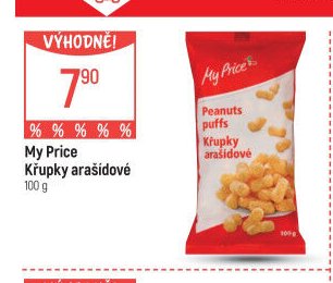 My Price Křupky arašídové 100 g