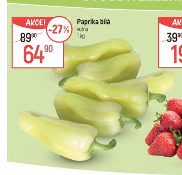 Paprika bílá